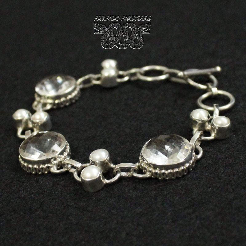 Pulsera Cuarzo Perlas