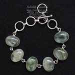 Pulsera Prehnita Ovalada