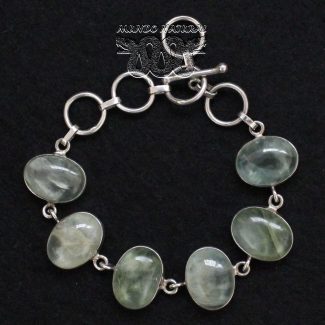 Pulsera Prehnita Ovalada