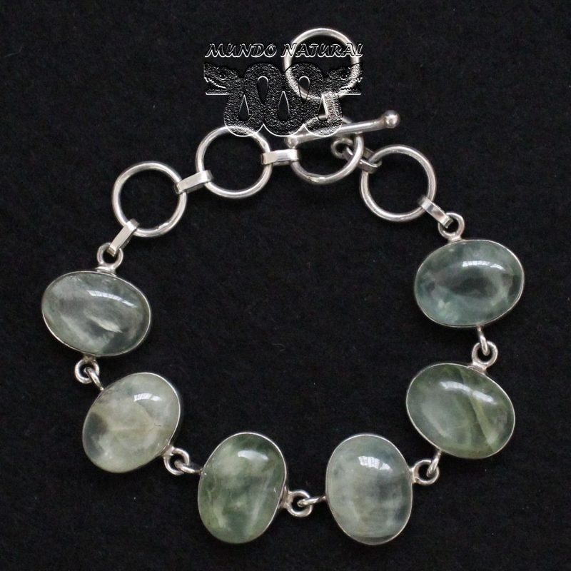 Pulsera Prehnita Ovalada Pulsera Prehnita Ovalada