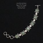 Pulsera Prehnita Perlas