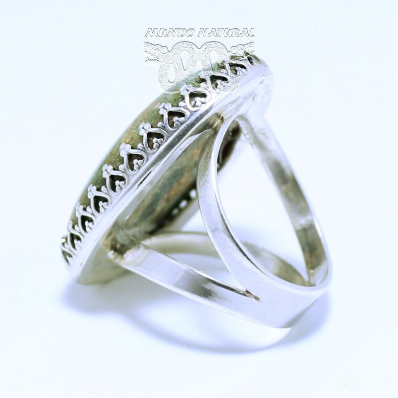 Anillo Fuchsita Rubí Ovalado Anillo Fuchsita Rubí Ovalado