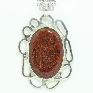 Colgante Analcimonita Coral