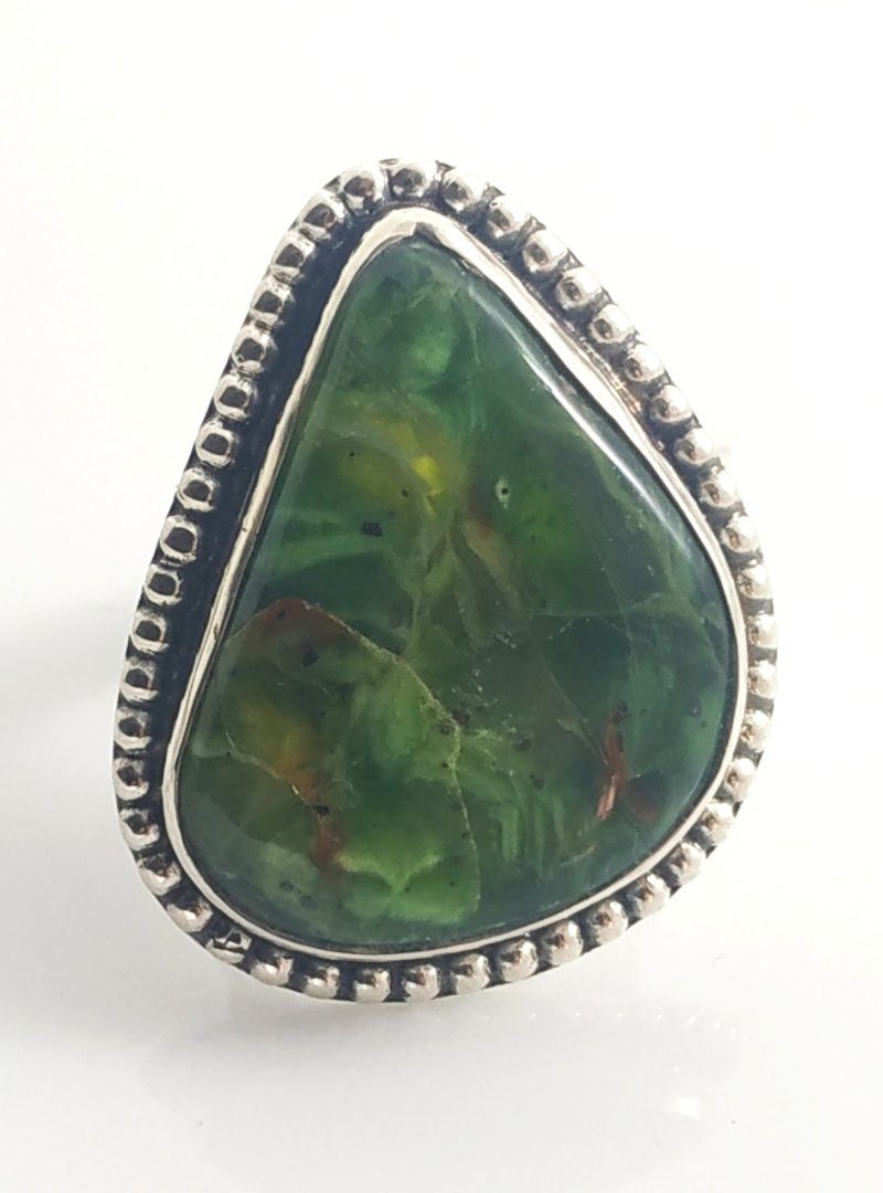 Anillo Ópalo Verde Ruso Anillo Ópalo Verde Ruso
