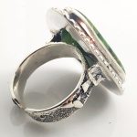 Anillo Ópalo Verde Ruso