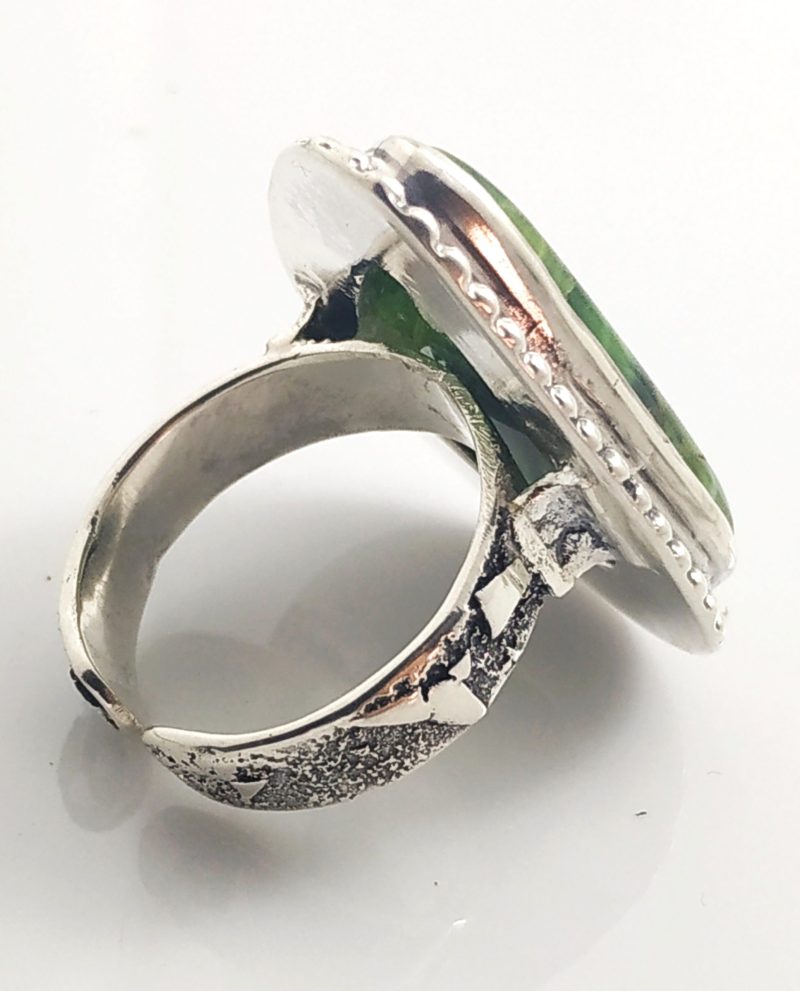 Anillo Ópalo Verde Ruso Anillo Ópalo Verde Ruso