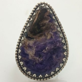 Anillo Charoita Rusa