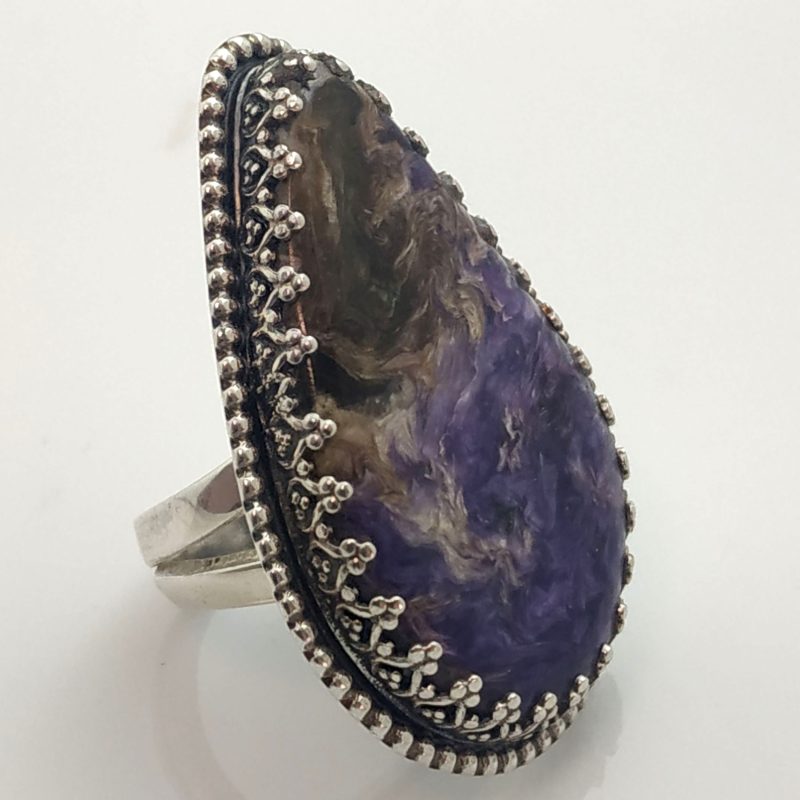 Anillo Charoita Rusa Anillo Charoita Rusa