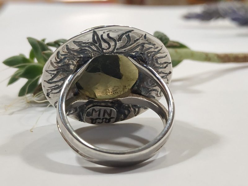Anillo Prehnita Anillo Prehnita