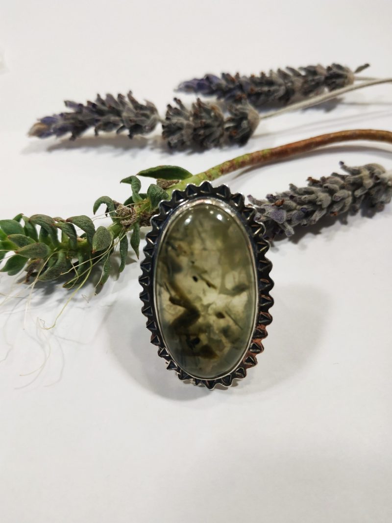 Anillo Prehnita Anillo Prehnita