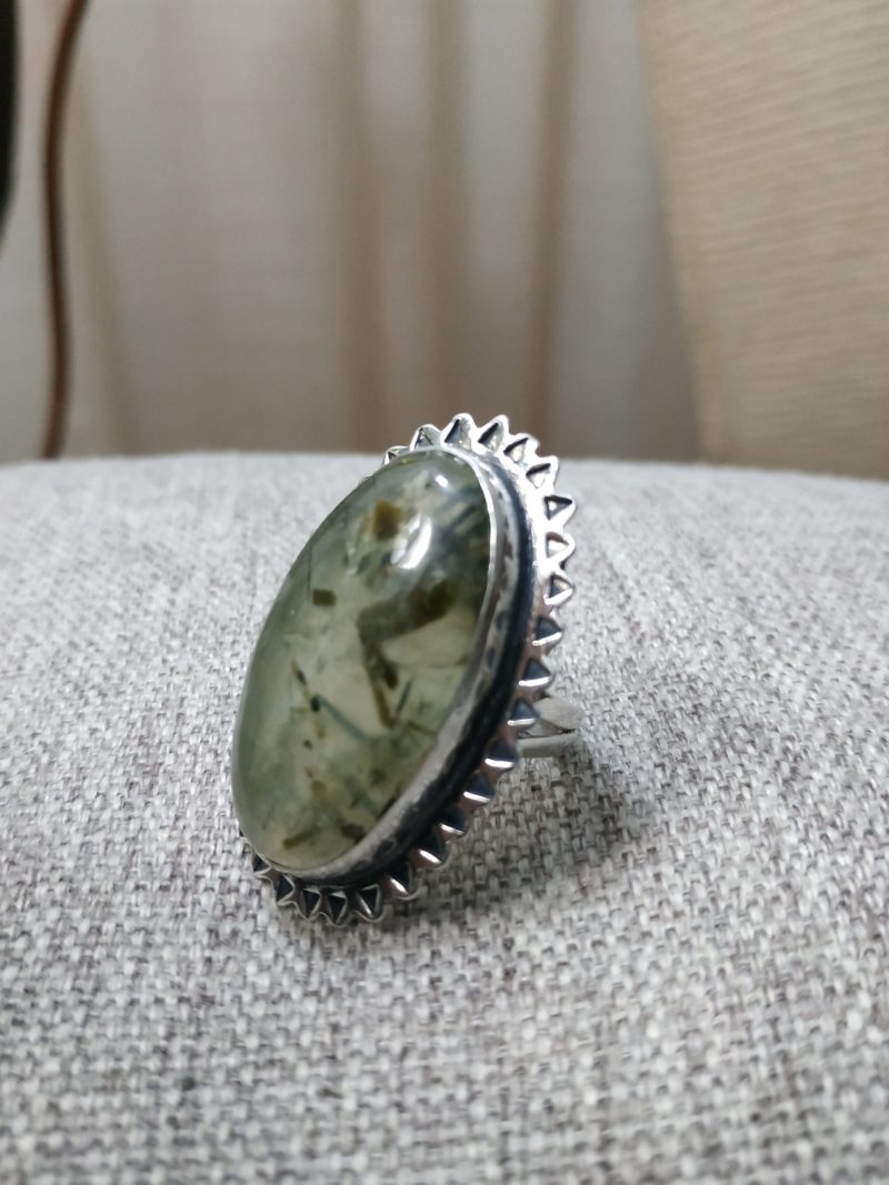 Anillo Prehnita Anillo Prehnita