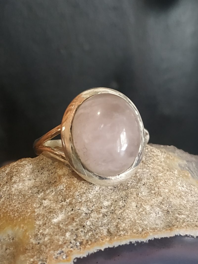 Anillo Cuarzo Rosa