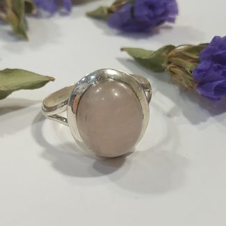 Anillo Cuarzo Rosa
