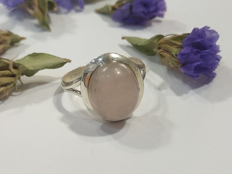 Anillo Cuarzo Rosa