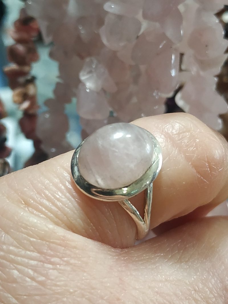 Anillo Cuarzo Rosa