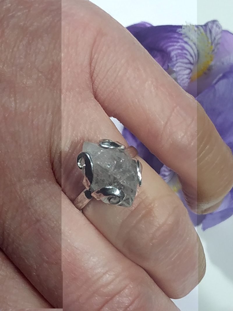 Anillo Diamante Herkimer