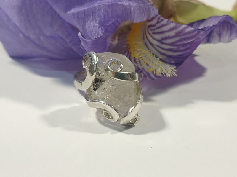 Anillo Diamante Herkimer Anillo Diamante Herkimer