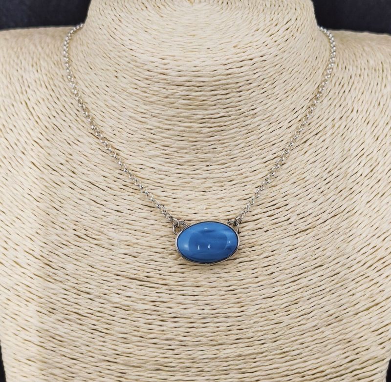 Collar Ópalo Azul