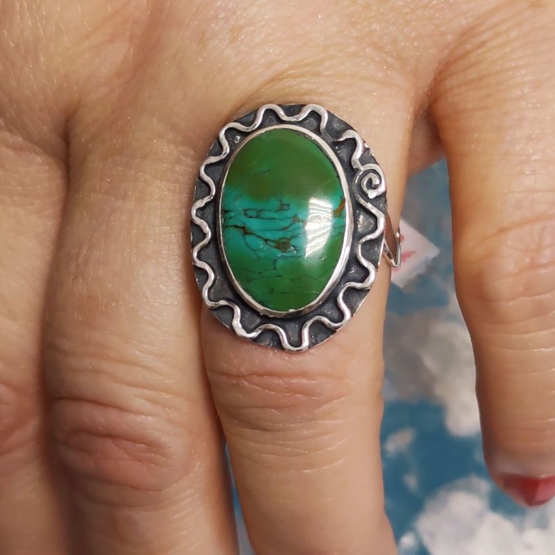Anillo Turquesa Nepalí Anillo Turquesa Nepalí