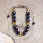 Pulsera Granate y Citrino