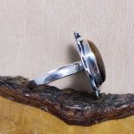 Anillo Ojo de Tigre Onda