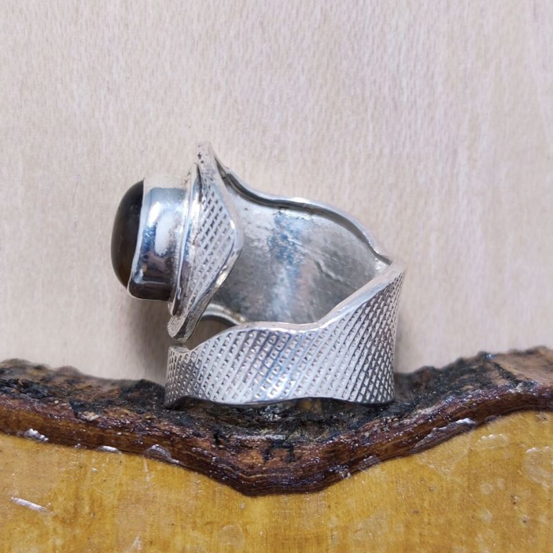 Anillo Ojo de Tigre Serpiente Anillo Ojo de Tigre Serpiente