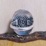 Anillo Coral Rojo Tibetano Mandala