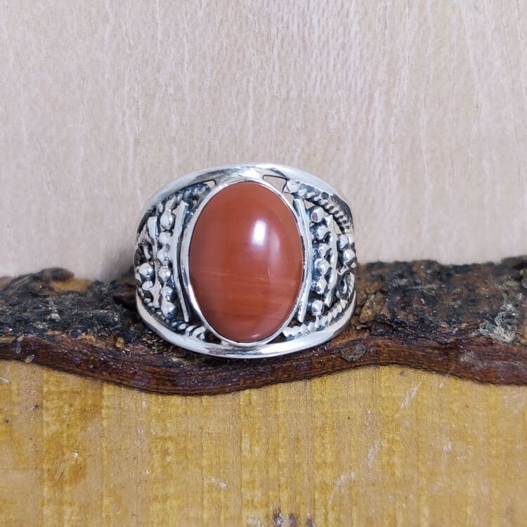 Anillo Jaspe Rojo Ojo