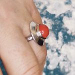Anillo Jaspe Rojo Platillo