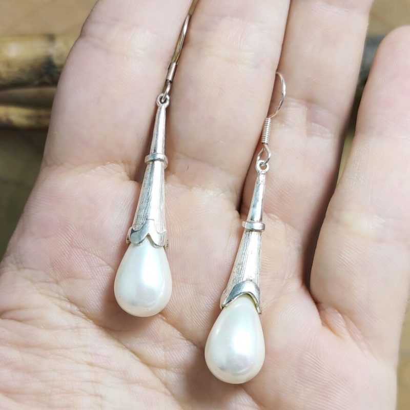 Pendientes Perla Gota Pendientes Perla Gota