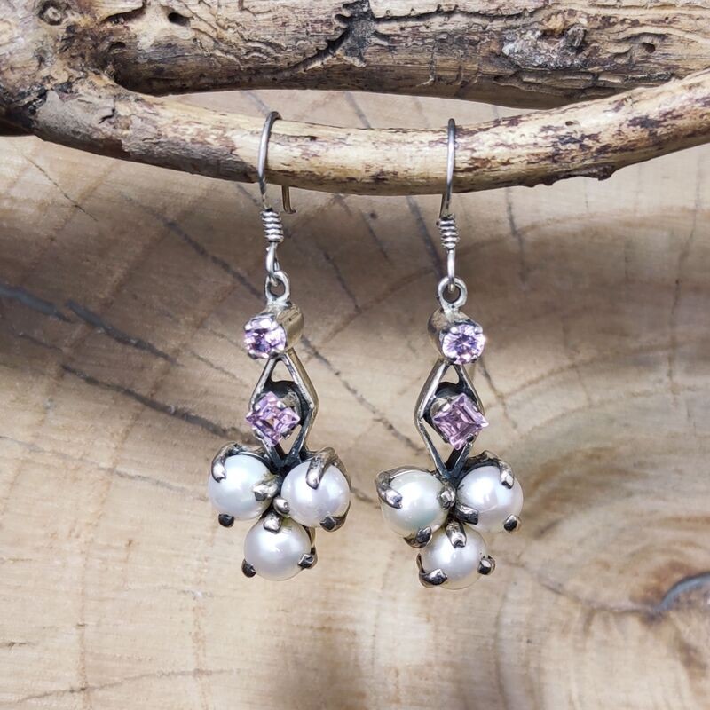 Pendientes Perlas y Circonita Pendientes Perlas y Circonita