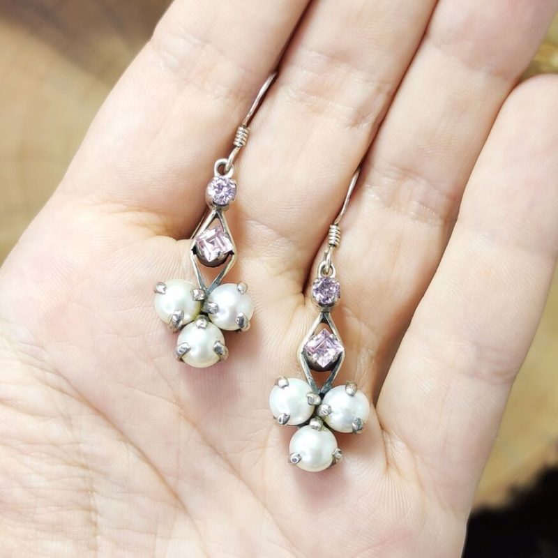 Pendientes Perlas y Circonita Pendientes Perlas y Circonita