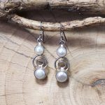 Pendientes Perla Espiral