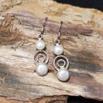 Pendientes Perla Espiral