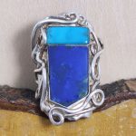 Anillo Lapislázuli y Turquesa