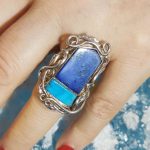 Anillo Lapislázuli y Turquesa