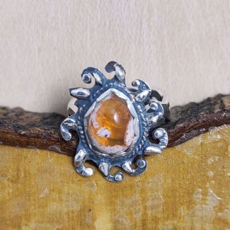 Anillo Ópalo Fuego Sol
