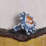 Anillo Ópalo Fuego Sol