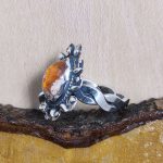Anillo Ópalo Fuego Sol