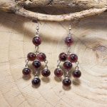 Pendientes Granate