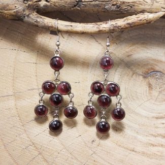 Pendientes Granate