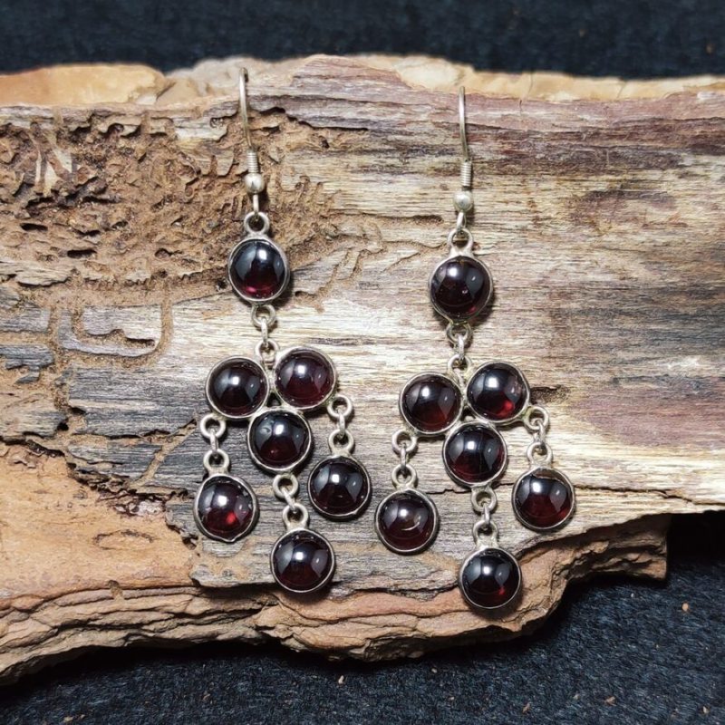 Pendientes Granate Pendientes Granate