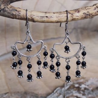 Pendientes Ónix Colgante