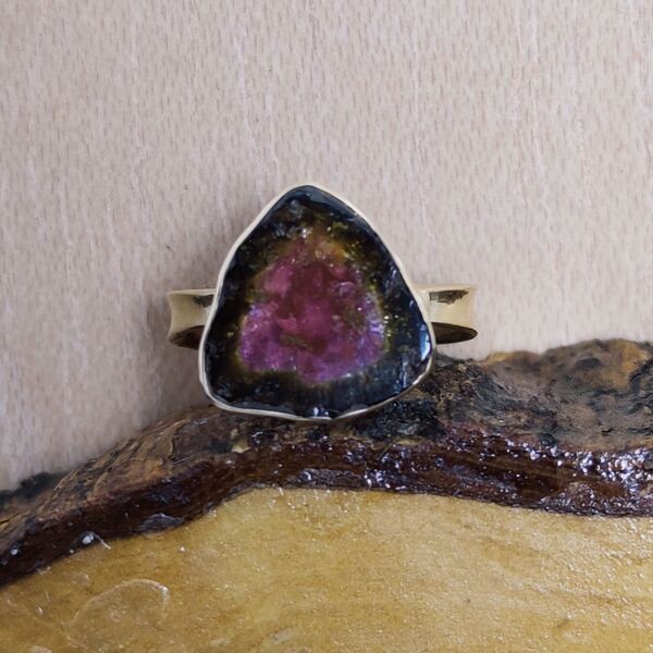 Anillo Turmalina Sandía Anillo Turmalina Sandía