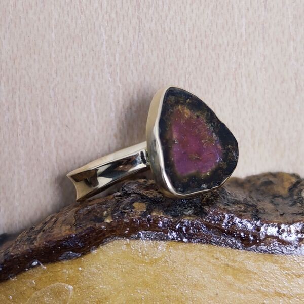 Anillo Turmalina Sandía Anillo Turmalina Sandía