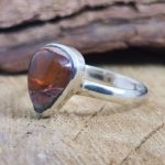 Anillo Ópalo Fuego Gota