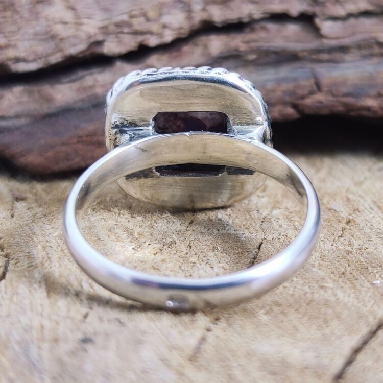 Anillo Ópalo Fuego Rojo Anillo Ópalo Fuego Rojo