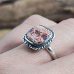 Anillo Ópalo Fuego Rojo
