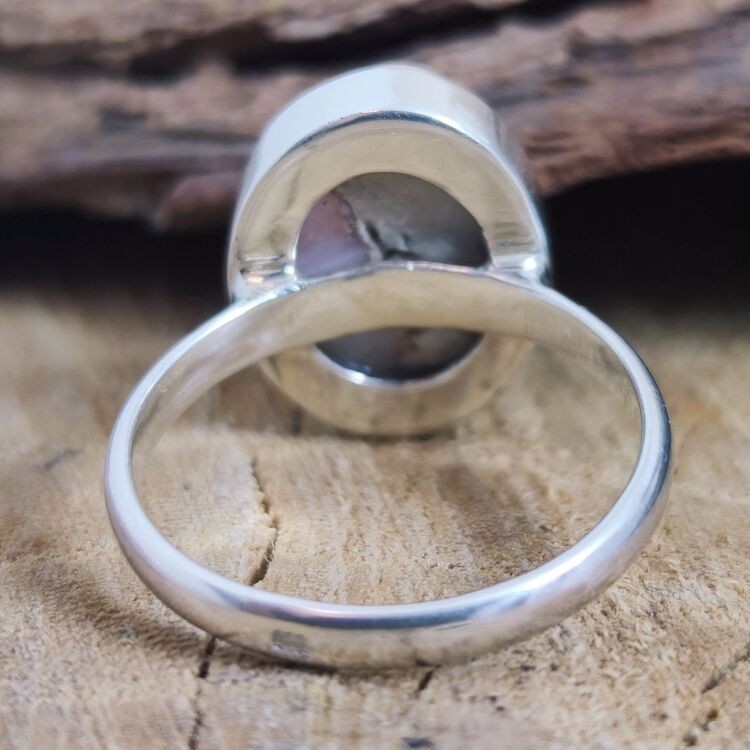 Anillo Ópalo Fuego Blanco