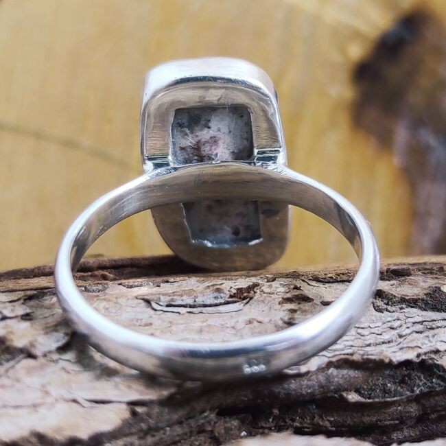 Anillo Ópalo Fuego Alargado Anillo Ópalo Fuego Alargado